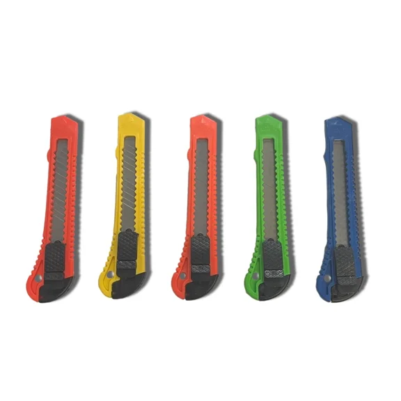 Lot Of 5 - 6 Inch Snap-Off Utility Knifes New!!