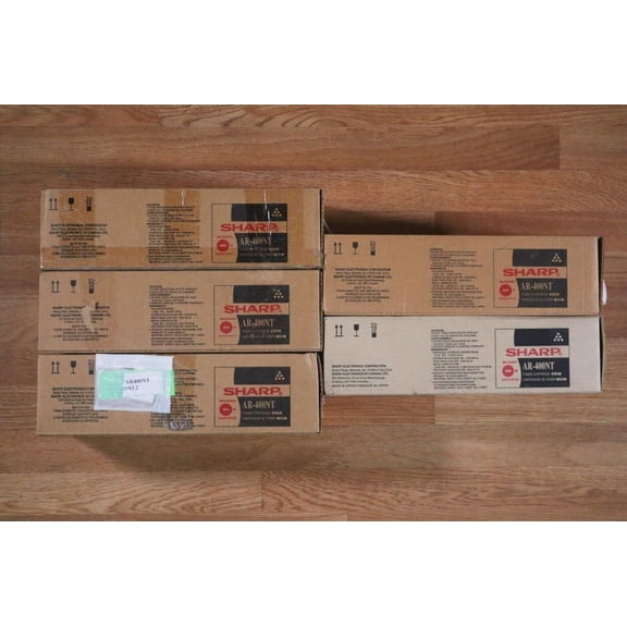 Lot Of 5 Sharp AR-400NT Black Toner Cart. AR250 AR286 AR336 AR337 AR405 AR407