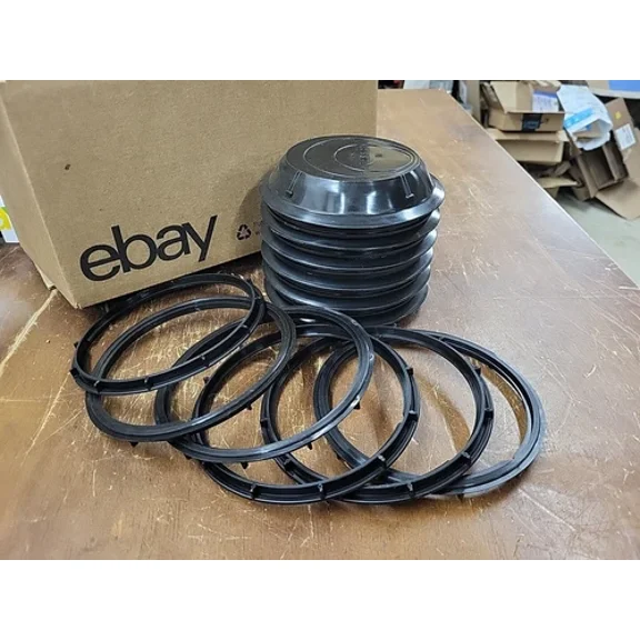 Lot Of 6 Polylok Distribution Box Pipe Seals 3001 With Nut Accepts 2" 3" 4" Pvc
