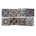 thumbnail image 1 of Lot Of 8 Pcs Pottery Stamp Blockprinting Hand Carved Textile Printing Block, 1 of 5