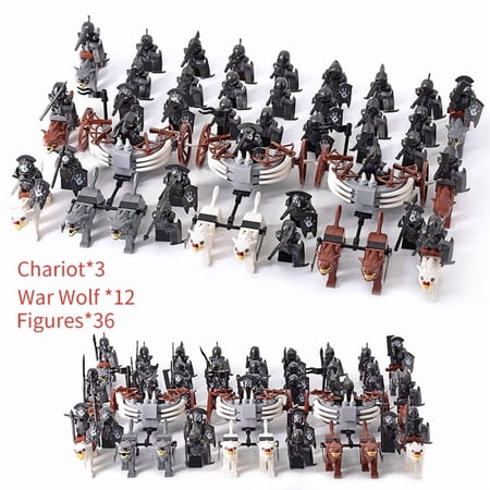 Lot The Elves Soldier Orcs Army Figures LOTR Armor Guard Warrior Archer Medieval Knights Building Blocks Bricks toys gifts