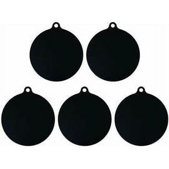 Lot de 5 tapis de protection pour plaque à induction électrique tapis anti-dérapant, noir