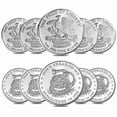 thumbnail image 1 of Lot of 10 - 1 oz Don't Tread On Me Silver Round .999 Fine, 1 of 4