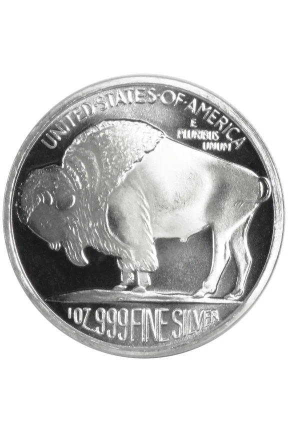Lot of 10 1 oz Silver Buffalo Rounds Random Mints .999