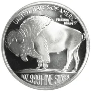 Lot of 10 1 oz Silver Buffalo Rounds Random Mints .999