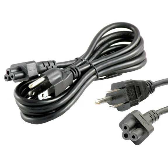 Lot of 10 6ft 3-Prong Mickey Mouse AC Power Cord Cable Laptop PC Printers Charge