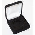 thumbnail image 1 of Lot of 10 Black Felt COIN DISPLAY GIFT METAL BOX holds 1-IKE or Silver Eagle ASE, 1 of 1