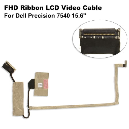 Lot of 10 Dell Precision?7540 15.6" FHD 30-Pin eDP LCD Video Ribbon Cable – YRN03