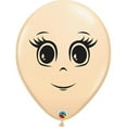 thumbnail image 1 of Lot of 10 Feminine Face Latex Balloon 16" Qualatex Female Persona Woman's Visage, 1 of 1