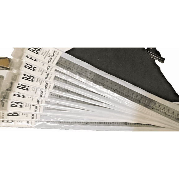 Lot of 10 Stainless Steel 12" Printers Typesetters Rulers B&H Syracuse, NY New