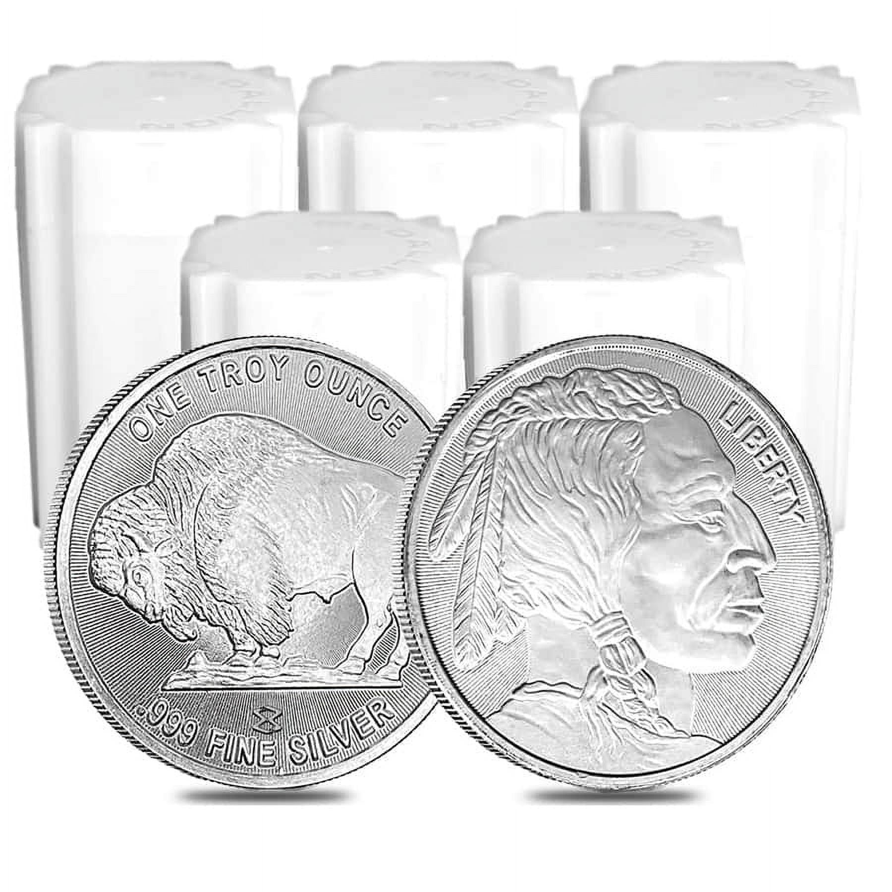 PRIVATE MINT Lot of 100 - 1 oz Elemetal Buffalo Silver Round .999 Fine
