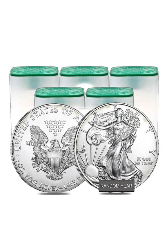 Lot of 100 - 1 oz Silver American Eagle (Cull, Damaged, Circulated, Cleaned)