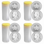 Lot of 100 - 2026 1 oz Canada 9999 Fine Silver Maple Leaf $5 Coin BU