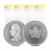 Lot of 100 - 2026 1 oz Canadian Silver Maple Leaf Coin BU