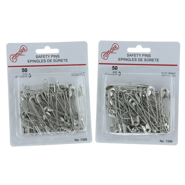 100 metal Safety Pins,Clothes pin 