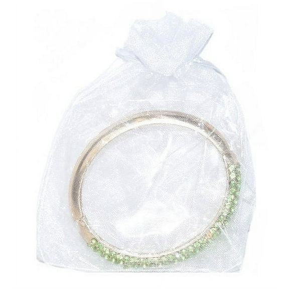 Lot of 108 Pieces Women's Crystal Birthstone Bangle Bracelet - August