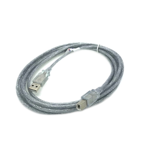 Lot of 10pc Kentek 10 Feet FT USB Cable Cord For AKAI Professional Drum Pad MIDI Controller MPD16 MPD18 MPD24 Clear