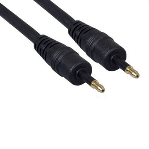 Lot of 10pc Kentek 12 Feet FT Mini toslink optical 3.5mm male to male M/M audio molded cable cord sound system stereo S/PDIF digital for Mac PC