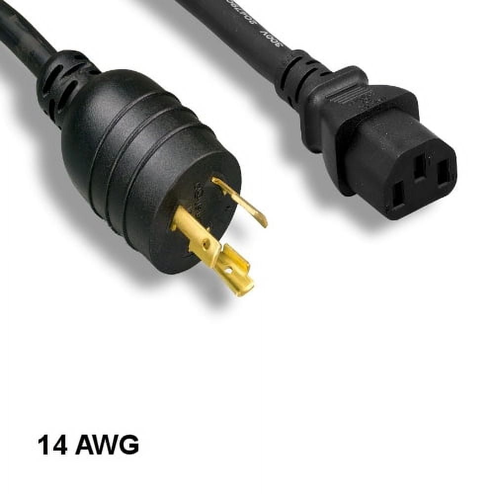 Lot of 10pc Kentek 8 Feet Ft L6-20P to C13 Power Cable 14 AWG 15A/250V SJT Locking for Network/Data