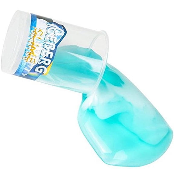 Lot of 12 - 2.4" Iceberg Slime Canisters - Kid's Love Slime Fun Toy!
