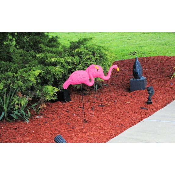 Lot of 12 Extra Large Pink Flamingos Lawn Yard Ornament 3 Dimensional Ornaments