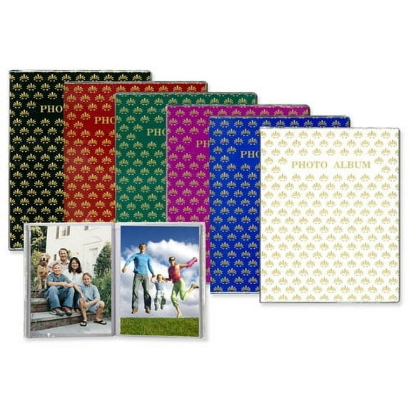 Lot of 12 Pioneer Flexible Cover Photo Album FC-157, Mixed Designs Covers, Holds 24 5x7 Photos