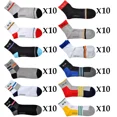 thumbnail image 1 of Lot of 120 Men's Athletic Crew Socks, Wholesale Liquidation Clearance Socks, 1 of 8