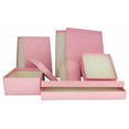 thumbnail image 1 of Lot of 15 Light Pink Kraft Cotton Filled Jewelry Packaging Gift Boxes, 1 of 3