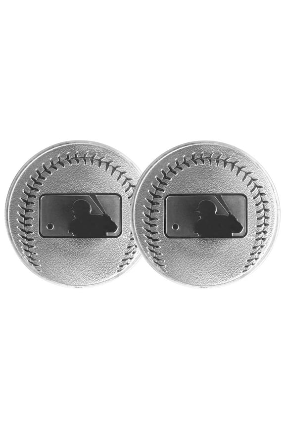 Lot of 2 - 1 oz New Zealand Mint MLB Silver Medallion