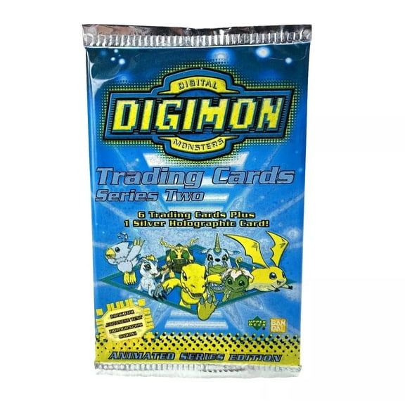 Lot of (2) 2000 Upper Deck Bandai Digimon Animated Series 2 Booster Packs