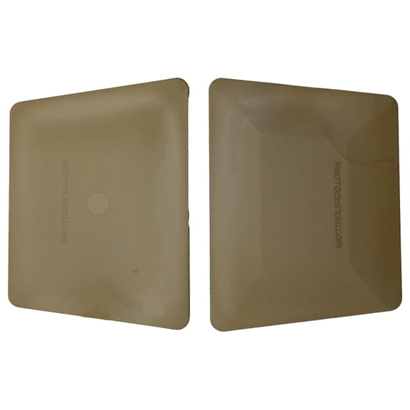 Lot of 2 4" Gold Teflon Hard Card Auto Glass Window Film Tint Installation Tools