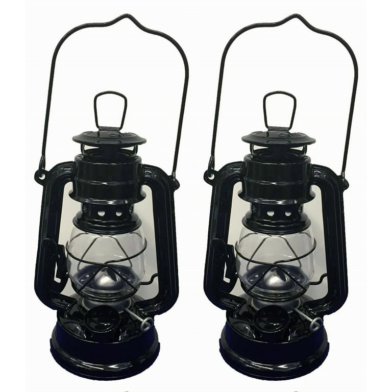 Silver Hurricane Kerosene Oil Lantern Emergency Hanging Light / Lamp - 8 Inches