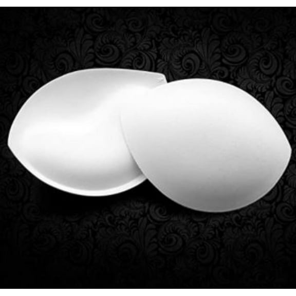Lot of 2 Allary Push Up Pads Bra Enhancers, White, Full Size Pad