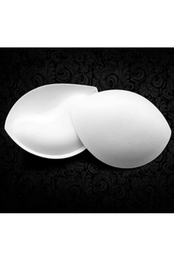 Lot of 2 Allary Push Up Pads Bra Enhancers, White, Full Size Pad