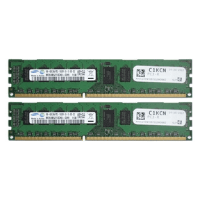 Lot of 2 Dell M393B5273CH0-CH9 4GB DDR3-1333 PC3-10600 2Rx8 1.5V ECC Registered Server Memory C1KCN