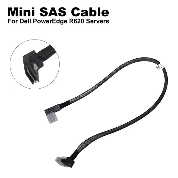 Lot of 2 Dell Mini SAS to Backplane Cable for PowerEdge R620 Server - 0PD91Y