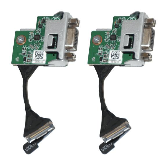 Lot of 2 Dell OptiPlex 3060 5060 7060 VGA I/O Daughter Board with Cable (GW0RH)