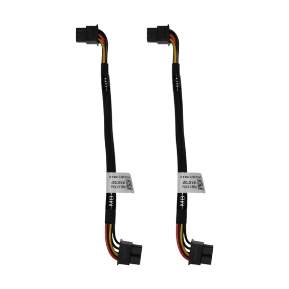 Lot of 2 Dell PowerEdge R640 10-Bay 2.5" SFF Flex Bay Rear Backplane Power Cable (CTCGN)