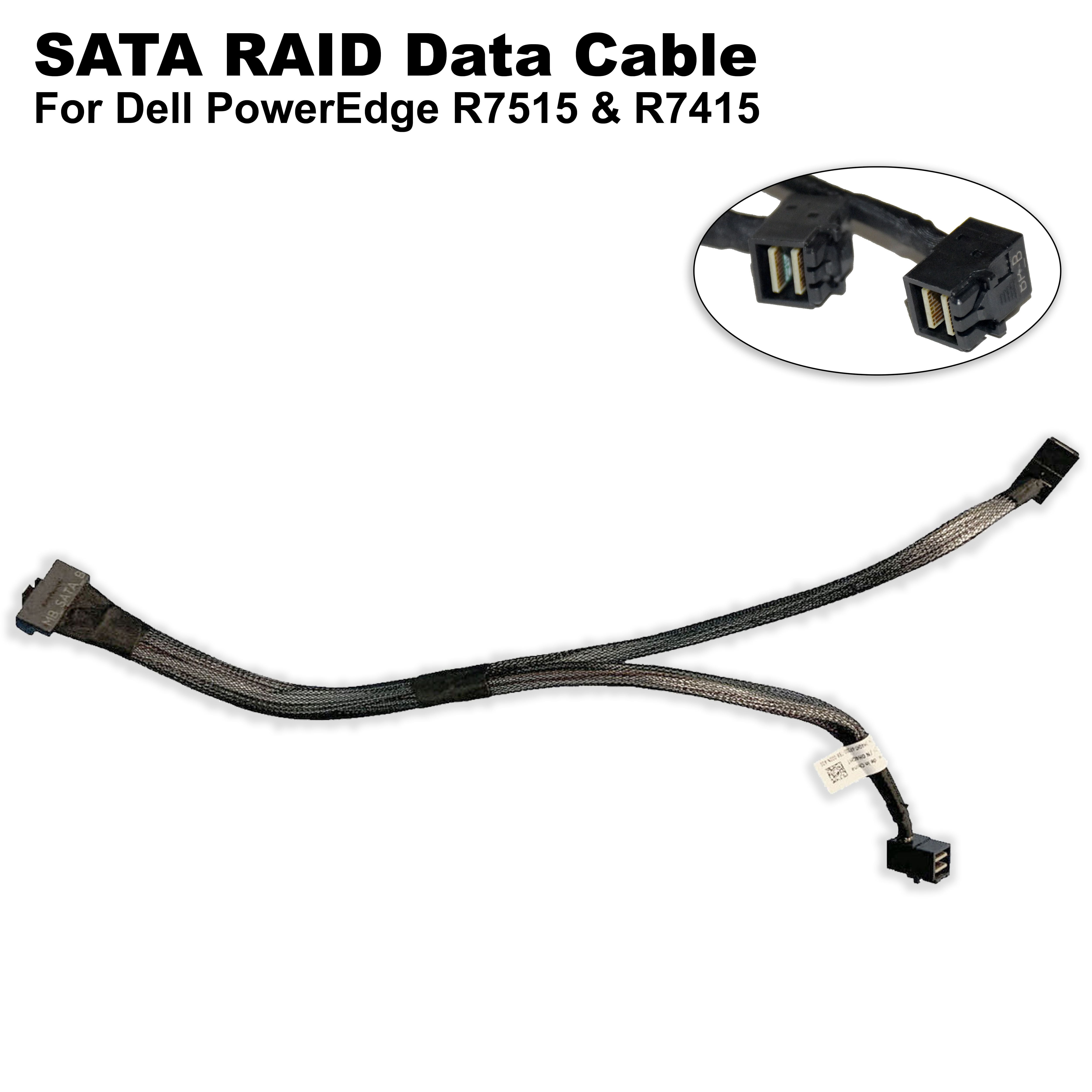 Lot of 2 Dell PowerEdge R7415 / R7515 8x3.5" Backplane SATA Cable (H4GHT)