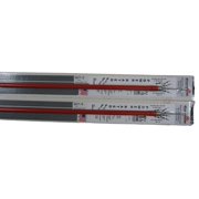 Lot of 2 Everhardt SOTT3-R 1.5 Wave 3 ft Fiberglass Tuneable CB Antenna - Red
