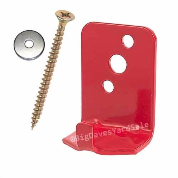 (Lot of 2) Fire Extinguisher Bracket, Wall Hook, Mount, Hanger, Universal for 5 Lb. Extinguishers with Screws and WASHERS
