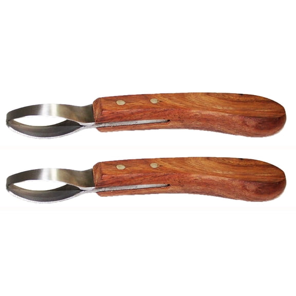 Lot of 2 Horse Oval Steel Hoof Hoof Care Farrier Tool 98408