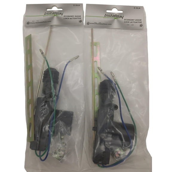 Lot of 2 Install Bay E-DLA Universal Power Door Lock Actuators 2-Wire Style