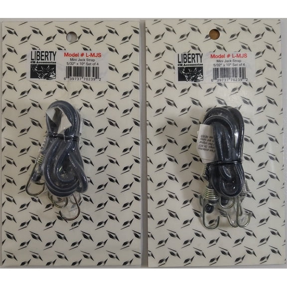 Lot of 2 Liberty CB Accessories L-MJS 5x32" x 10" Mini Jack Straps Pack of 4