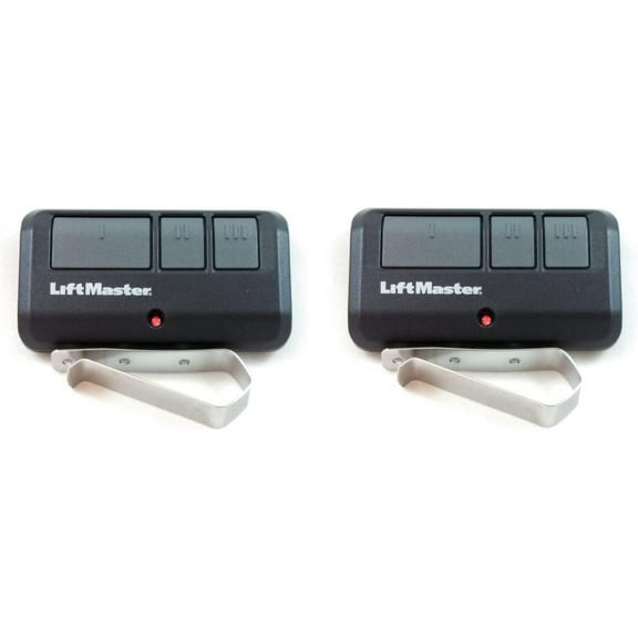 Lot of 2 LiftMaster 893MAX 3-Button Multi Frequency Remote