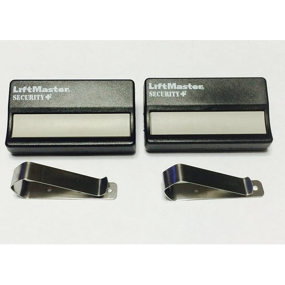 Lot of 2 Liftmaster Garage Door Openers 971LM, Compatible with models that have a RED/ORANGE learn code BUTTON ONLY By Brand LiftMaster