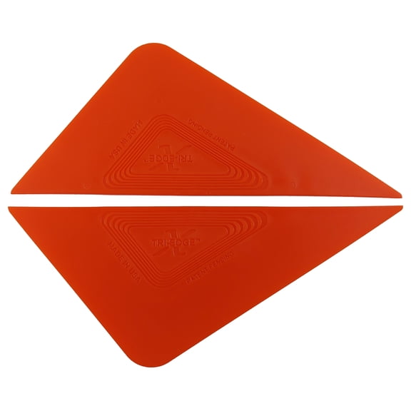Lot of 2 Orange Tri-Edge X Window Film Tint Installation Tools