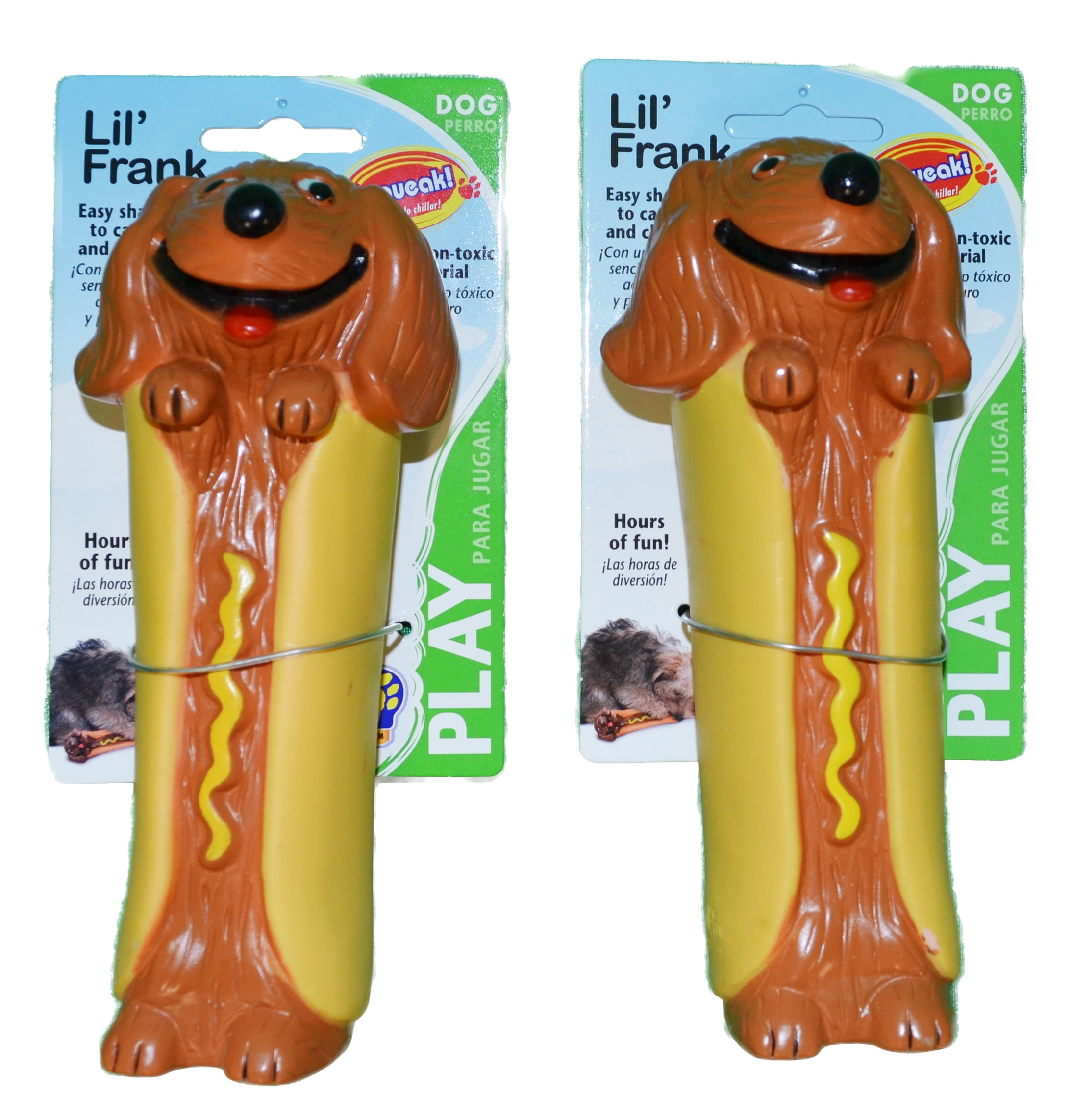 Chomper Food Junkeez Plush Dog Toy - Popsicle - Small