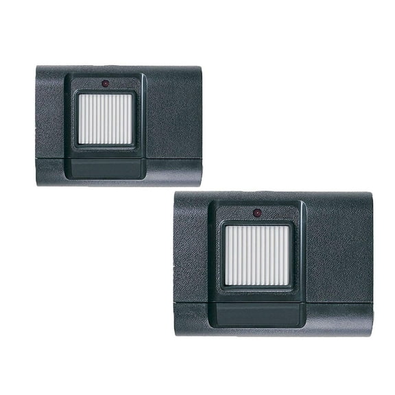 Lot of 2 Stanley 1050 Garage Door Remote TransmitterEasy access to battery and dip switch By Linear