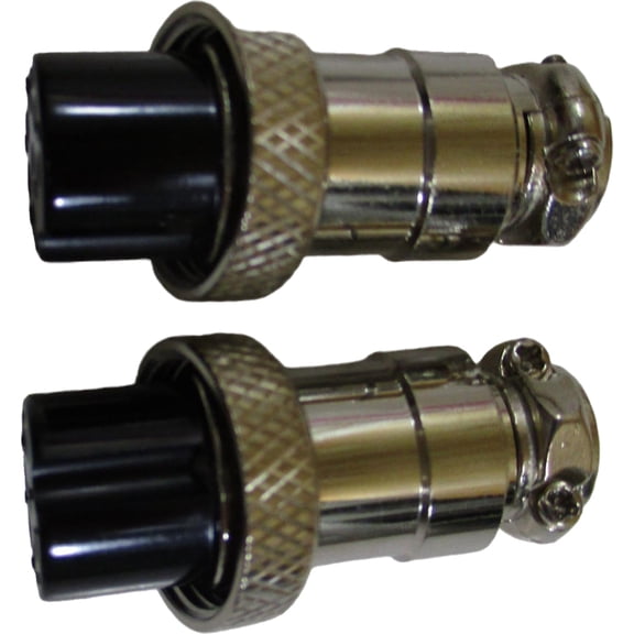 Lot of 2 Workman C7 Replacement Female 7-Pin CB Radio Microphone Plug End C-7